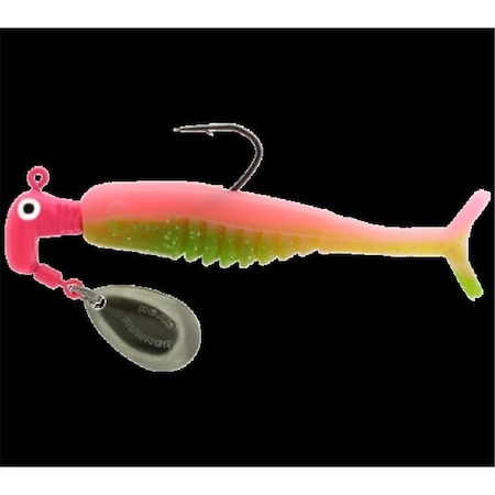 Blakemore 0.06 oz Crappie X-Tractor 1-0 Hook Fishing Lure, Electric Chicken CX2-219